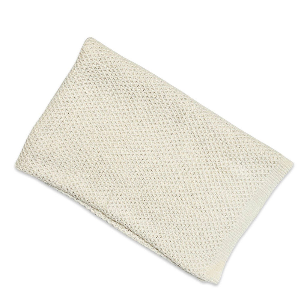 Quincy Organic Cotton Sweater Knit Blanket